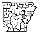 Map of Prairie County