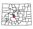 Map of Chaffee County