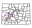 Map of Gunnison County