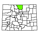 Map of Larimer County