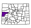 Map of Mesa County