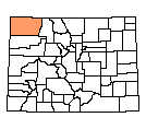Map of Moffat County