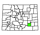 Map of Otero County