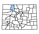 Map of Routt County