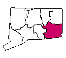 Map of New London County