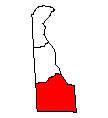 Map of Sussex County