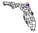 Map of Duval County