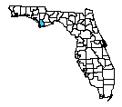 Map of Gulf County