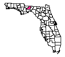 Map of Leon County