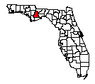 Map of Liberty County