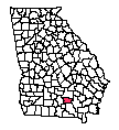 Map of Atkinson County