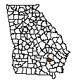 Map of Bacon County