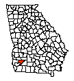 Map of Baker County