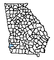 Map of Early County