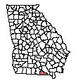 Map of Echols County