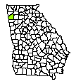 Map of Floyd County