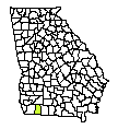 Map of Grady County