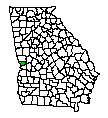 Map of Muscogee County