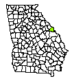 Map of Richmond County