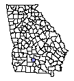 Map of Tift County