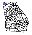Map of Walker County