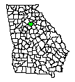 Map of Walton County