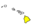 Map of Hawaii County