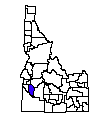 Map of Ada County