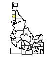 Map of Benewah County