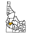 Map of Boise County