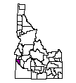 Map of Canyon County
