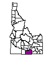 Map of Cassia County