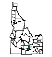 Map of Minidoka County