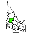 Map of Valley County