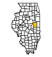 Map of Champaign County