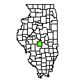 Map of Christian County