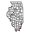 Map of Hardin County