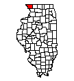 Map of Jo Daviess County