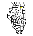 Map of Kendall County