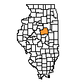 Map of McLean County