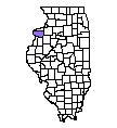 Map of Mercer County
