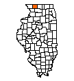 Map of Stephenson County