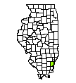 Map of White County