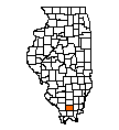 Map of Williamson County