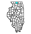 Map of Winnebago County