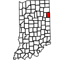 Map of Adams County