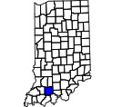 Map of Dubois County