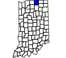 Map of Elkhart County