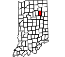 Map of Huntington County