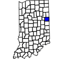 Map of Jay County
